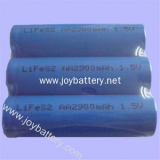 AA 1-5V 2900mAhh LiFeS2 Battery
